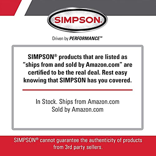SIMPSON 90038 installed on a pressure washer in use demonstrating real-world cleaning benefit