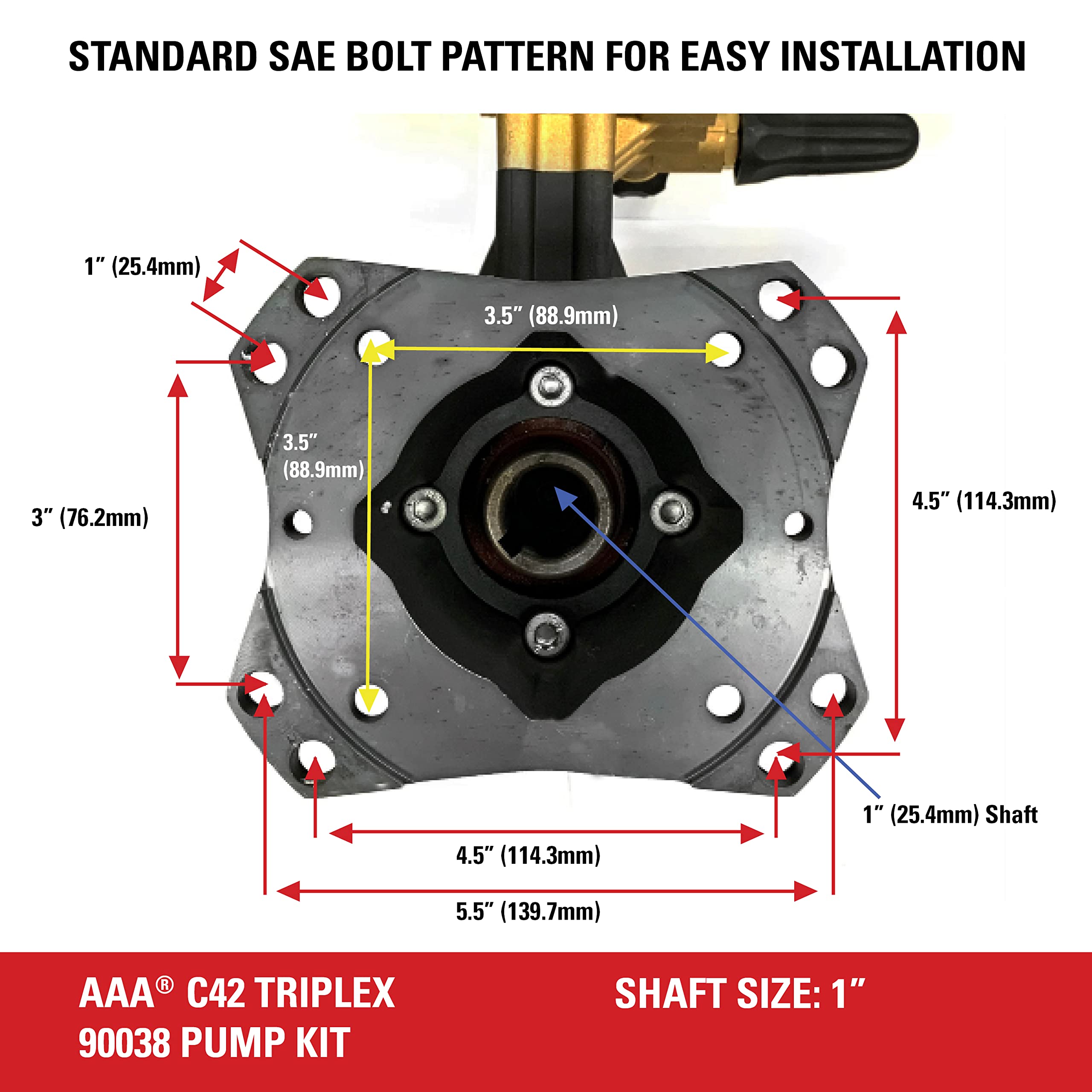 SIMPSON 90038 unloader knob and valve showing easy-start and pressure control benefit
