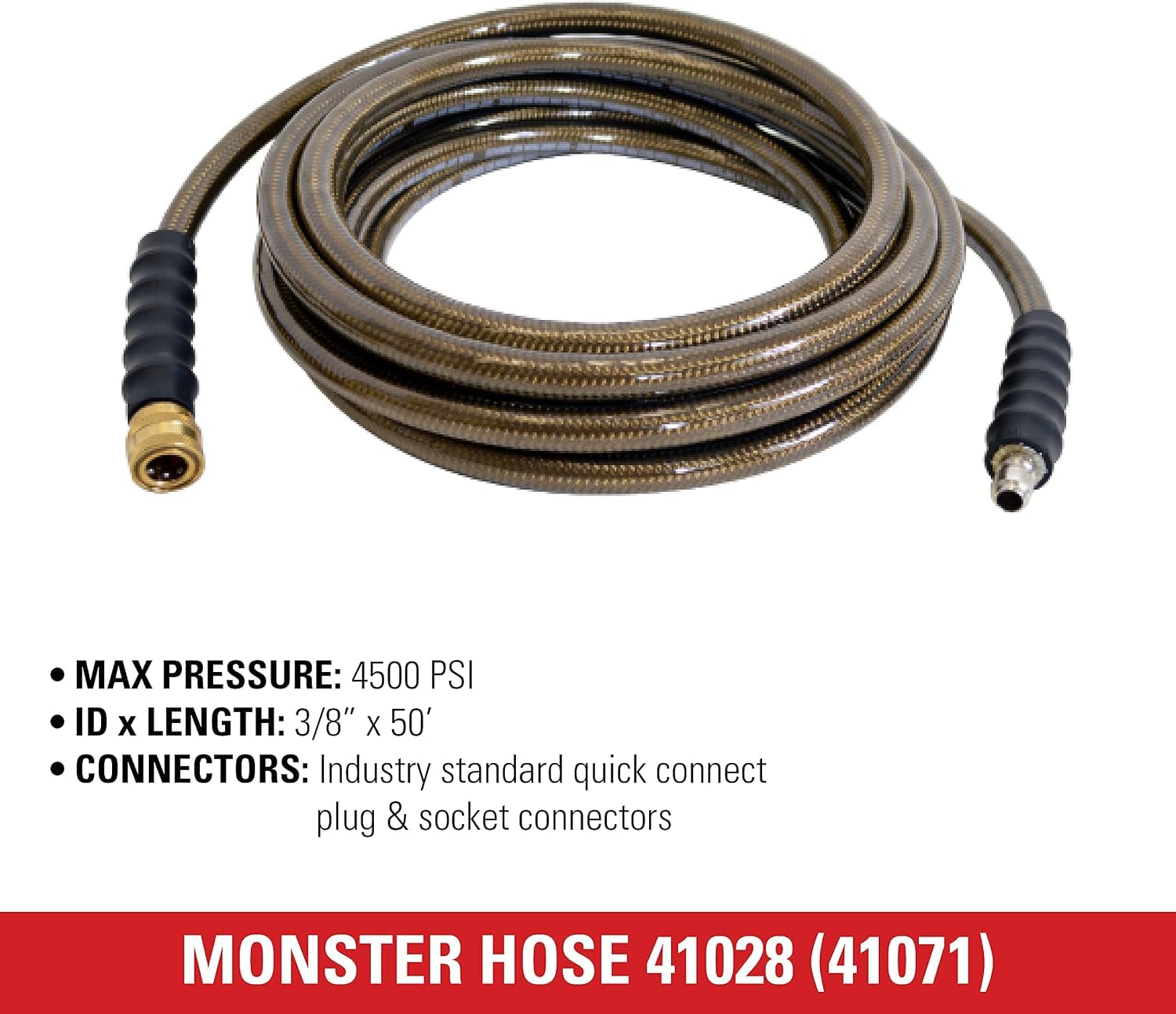 SIMpSON bend protector close view protecting hose ends and extending accessory life