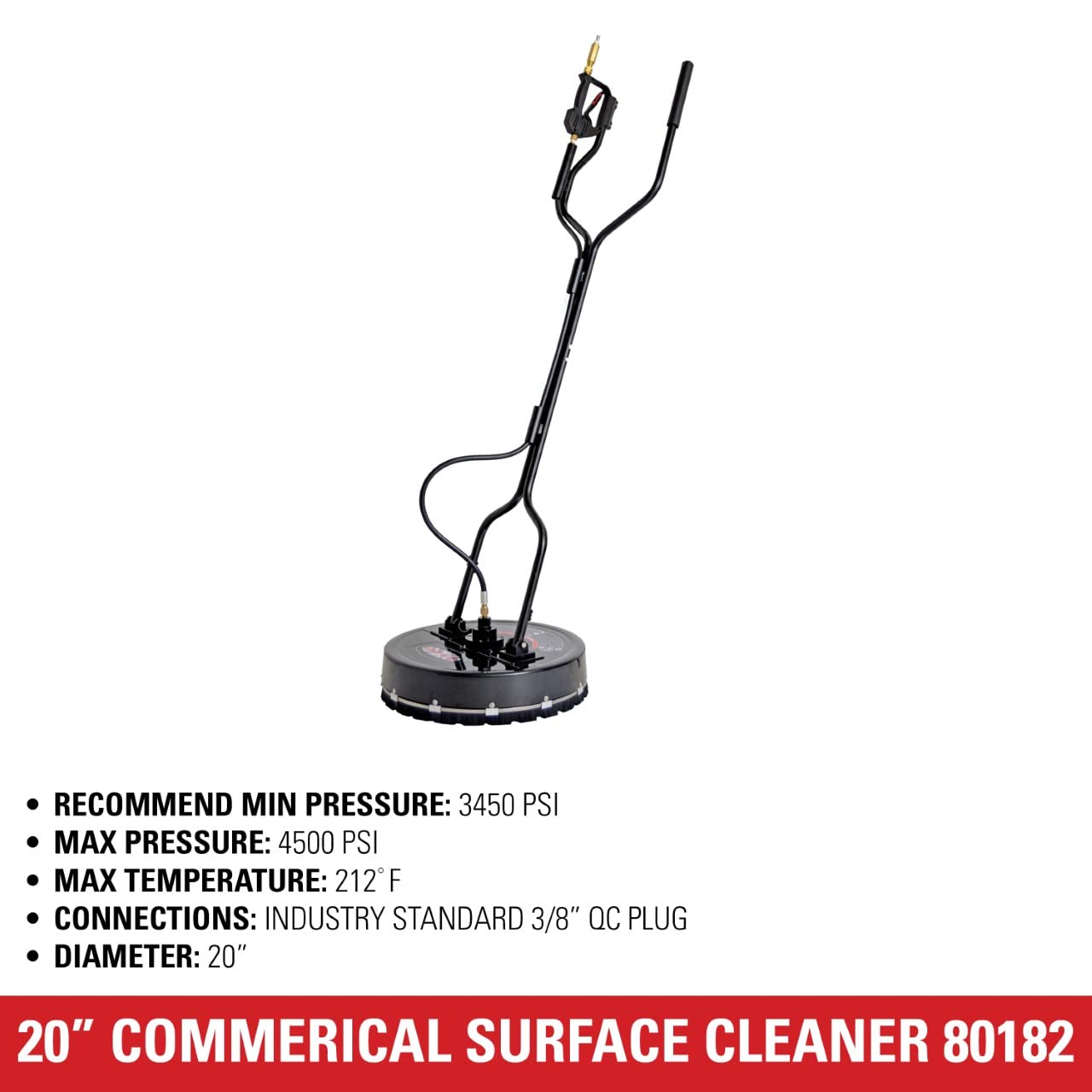 SIMPSON ergonomic handle with 3/8-inch quick-connect for fast hookup