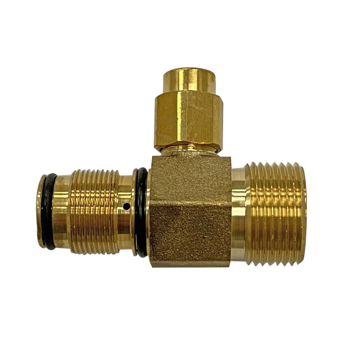 SIM PSON front view of M22 outlet fitting showing form and benefit of correct fit