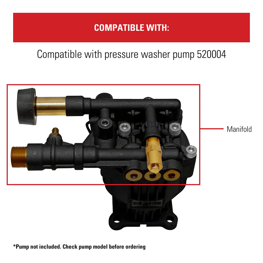 Simpson side view with thermal relief valve highlighting safety protection