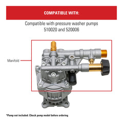 SIMPSON unloader and thermal relief valve detail highlighting pump protection benefit