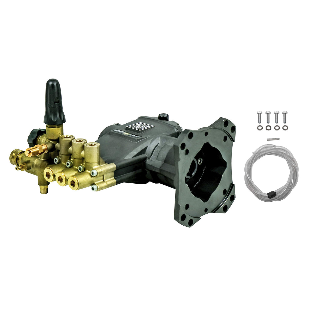 SIMPSON pump front view showing robust housing and clear model marking, benefits longevity