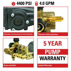 SIMPSON stainless steel integrated unloader closeup, benefits safer engine bypass