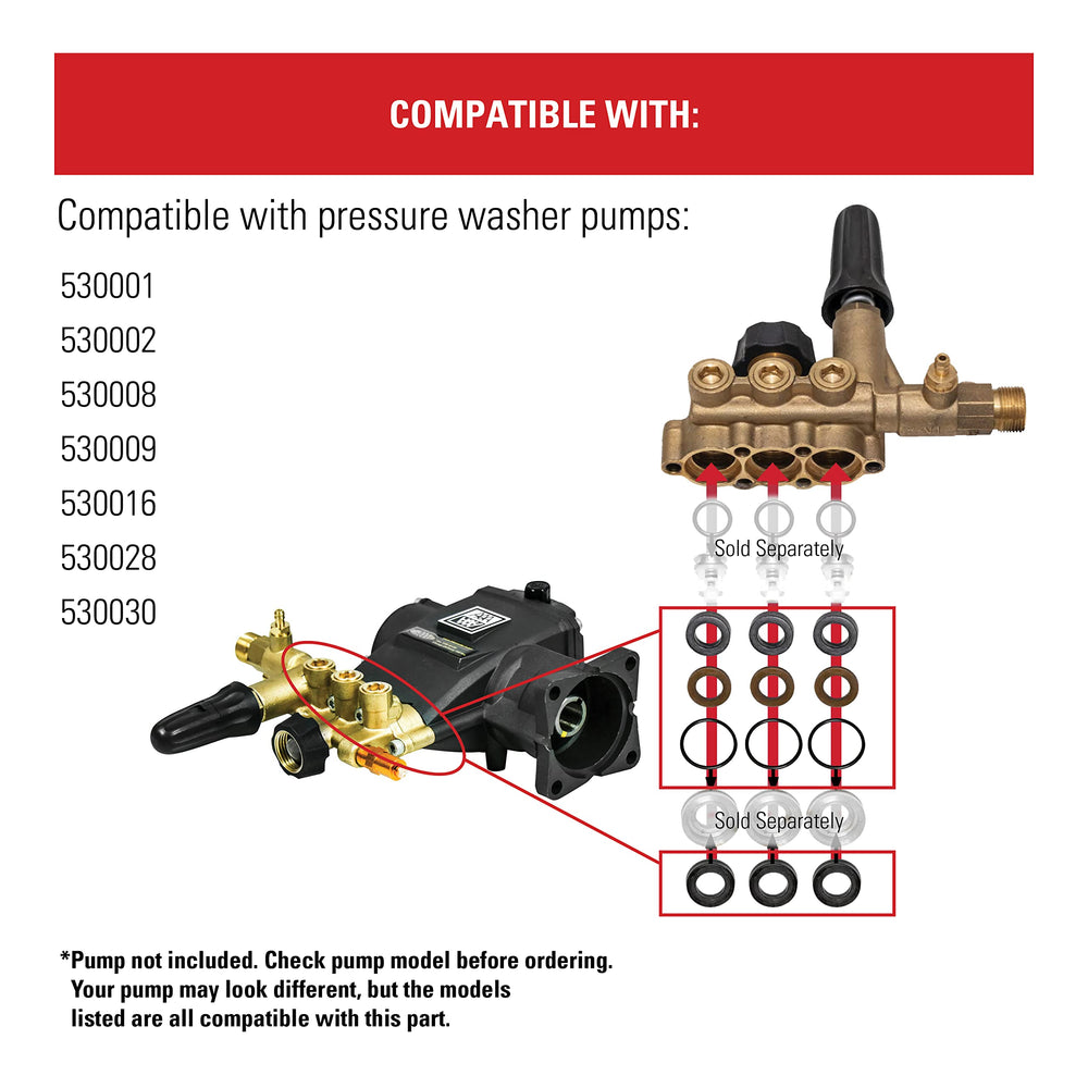 SIMPSON seal kit held in hand to show scale and verify you receive complete 12-piece set