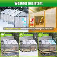 Sinimaka panel installed in greenhouse providing bright, protected growing space
