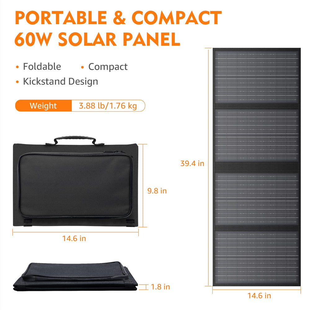SinKeu panel set up at campsite charging devices, practical off-grid power