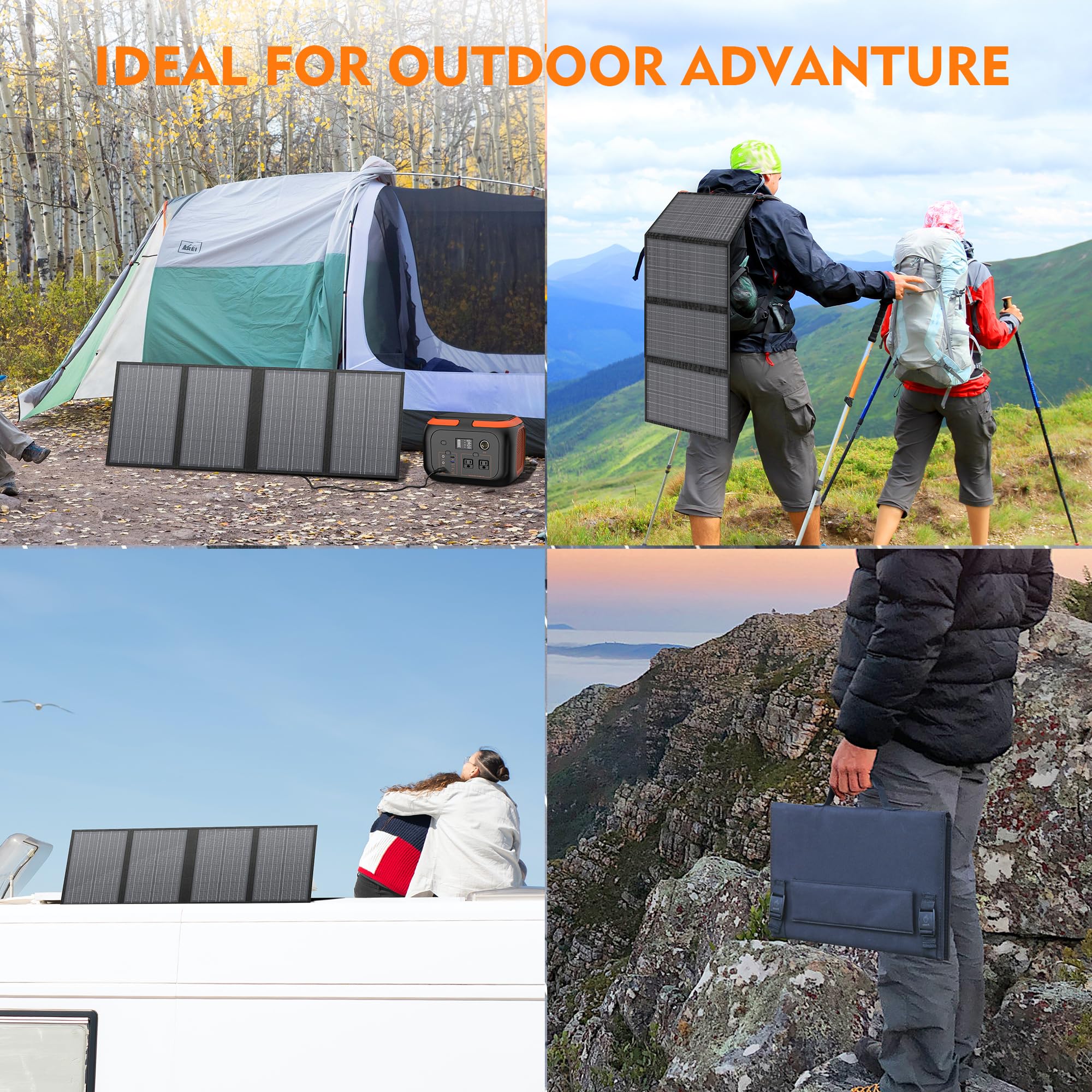 SinKeu panel next to backpack to show folded size and travel-friendly weight