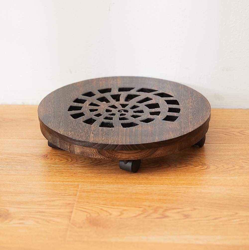 SINOBEST size comparison with ruler to show 13-inch diameter and compact footprint