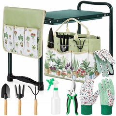 sintuff front assembled kneeler seat showing foldable stool benefit