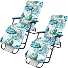 Sintuff front view of both chaise cushions showing full-length comfort