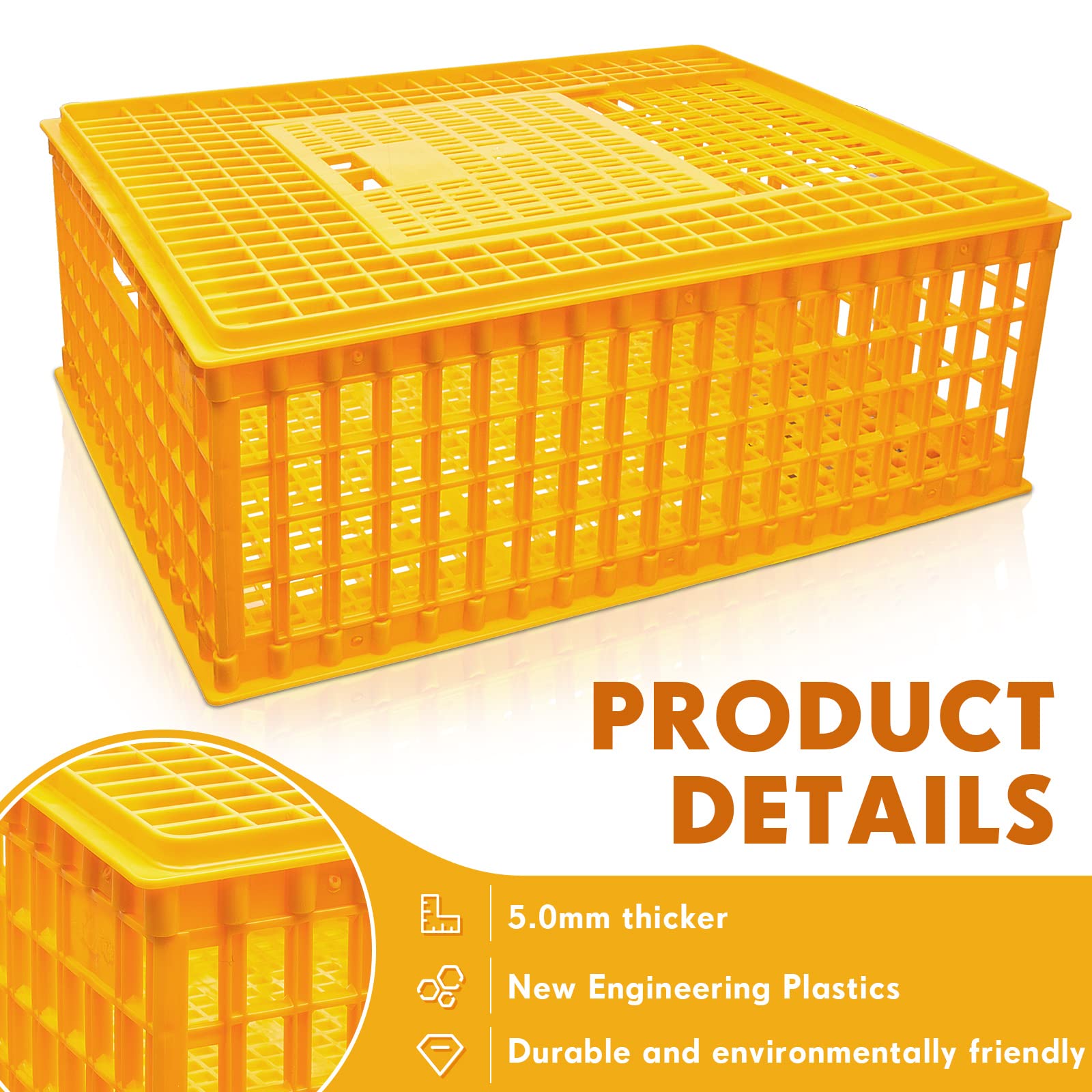 Sintuff mesh floor texture showing smooth surface to protect bird feet