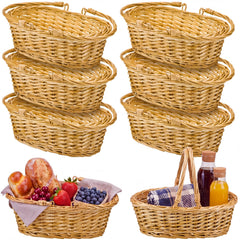 Sintuff oval front packaging showing natural wicker and handles for stylish storage