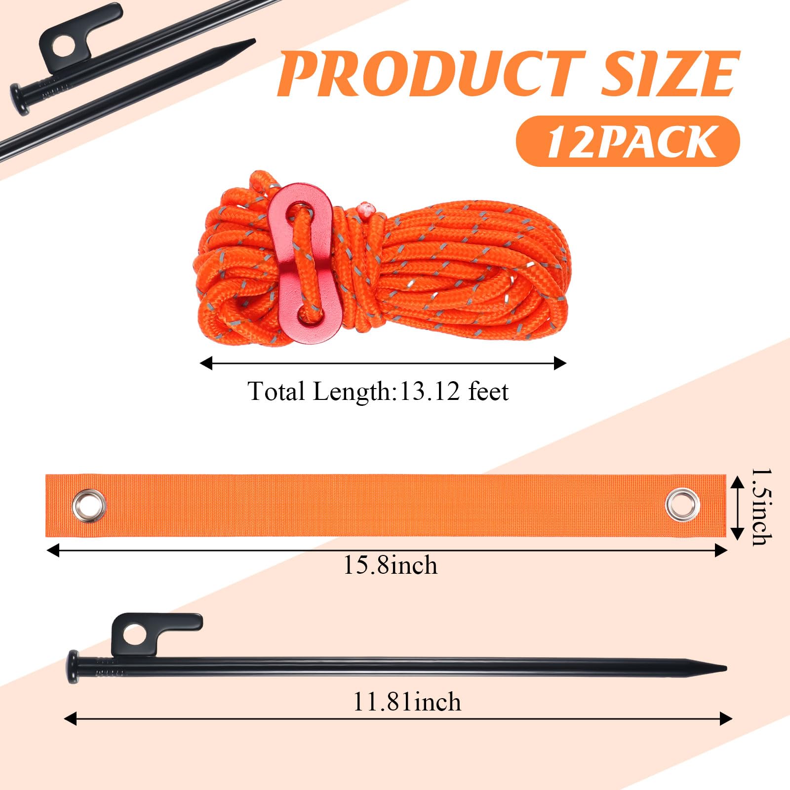 Sintuff close-up of steel stake showing durability and hold