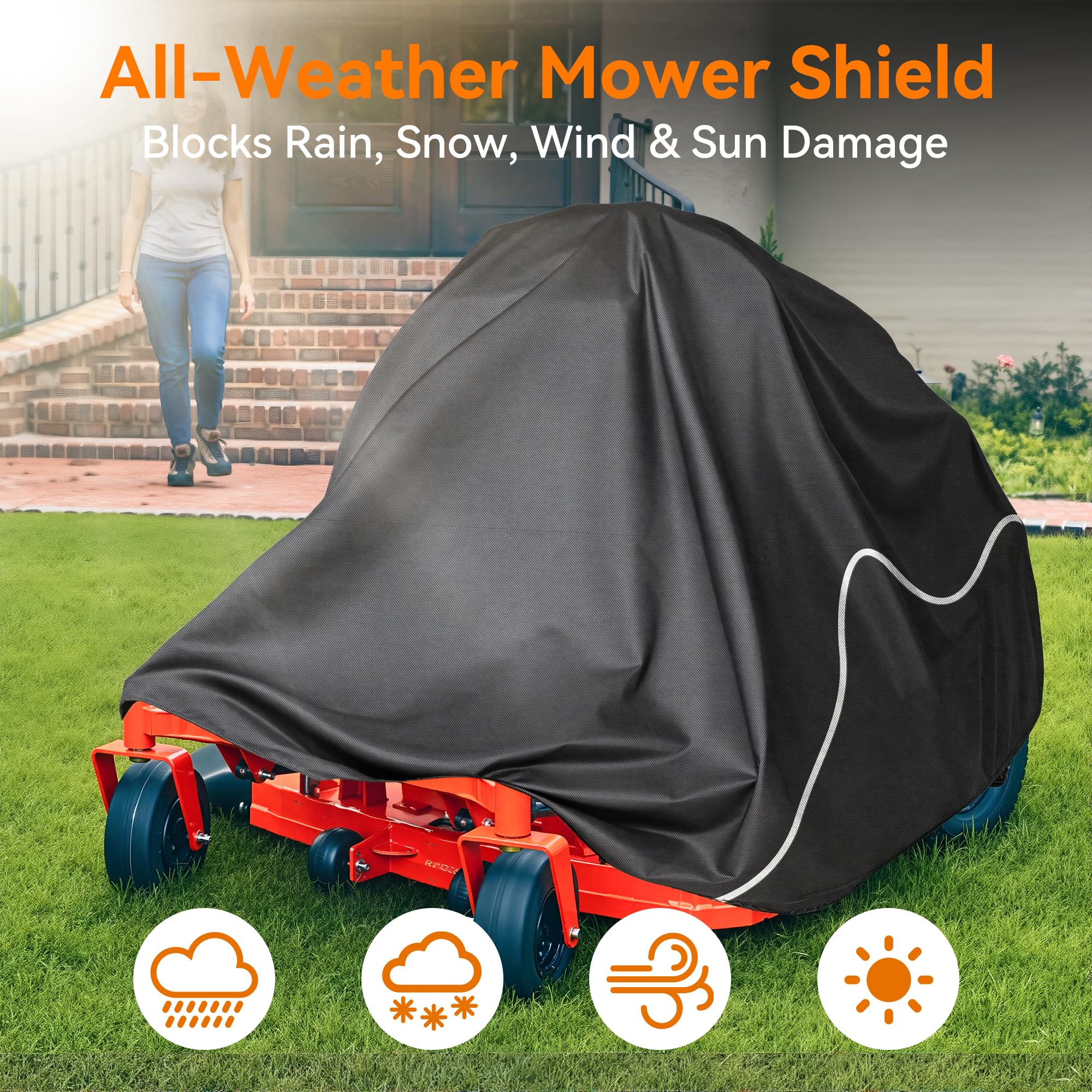 SIOKIUU adjustable hem and buckle close-up for secure wind-resistant fit