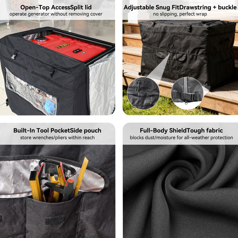 SIOKIUU side tool pocket storing cords and accessories for organized access