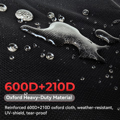 SIOKIUU reinforced zipper and seam detail preventing rain entry