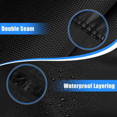 SIRUITON adjustable hem cord and toggle securing cover against wind