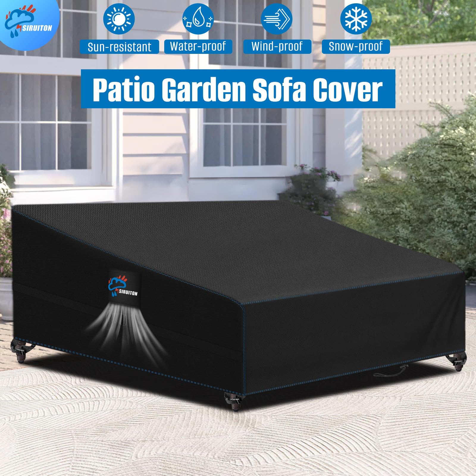 SIRUITON padded handle for easy installation and removal benefit