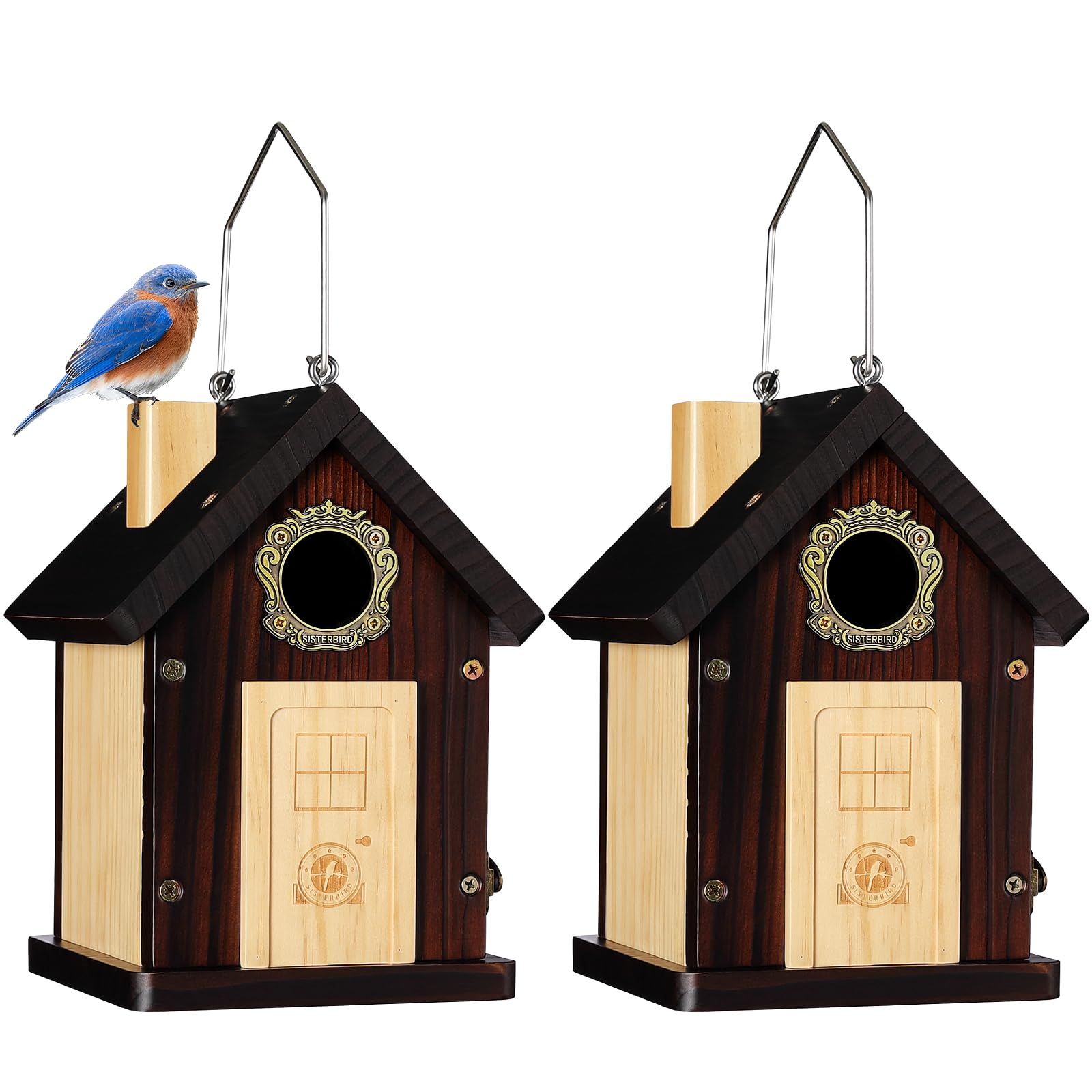 SISTERBIRD front view of two-pack houses showing durable design and curb appeal