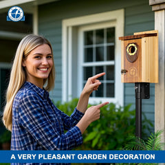 SISTERBIRD front door opened to show easy cleaning access and convenience