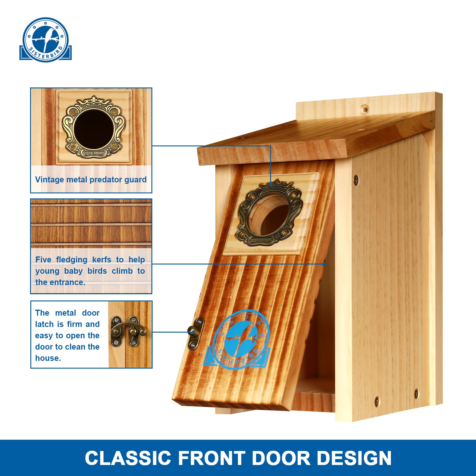 SISTERBIRD size scale with hand shows compact lightweight assembly convenience benefit