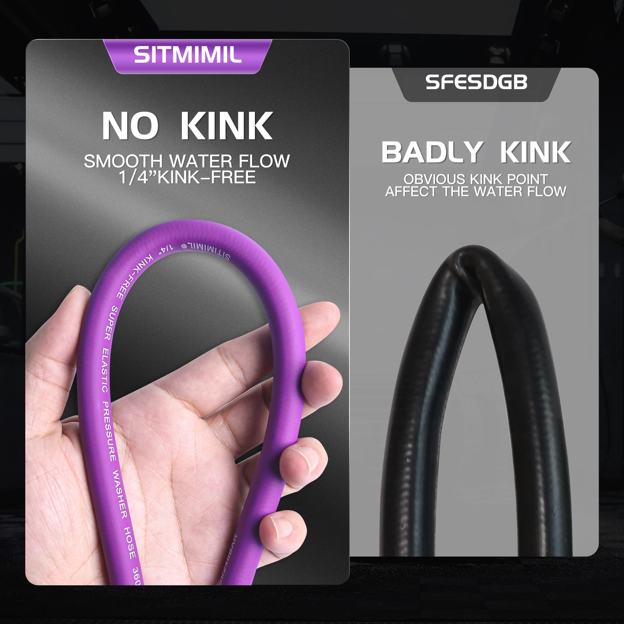 SITIMIMIL bend limiter and reinforced lock improving durability at fittings