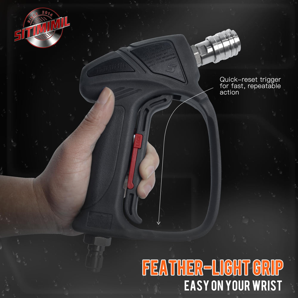 SITIMIMIL ergonomic trigger and handle reducing wrist strain during long use