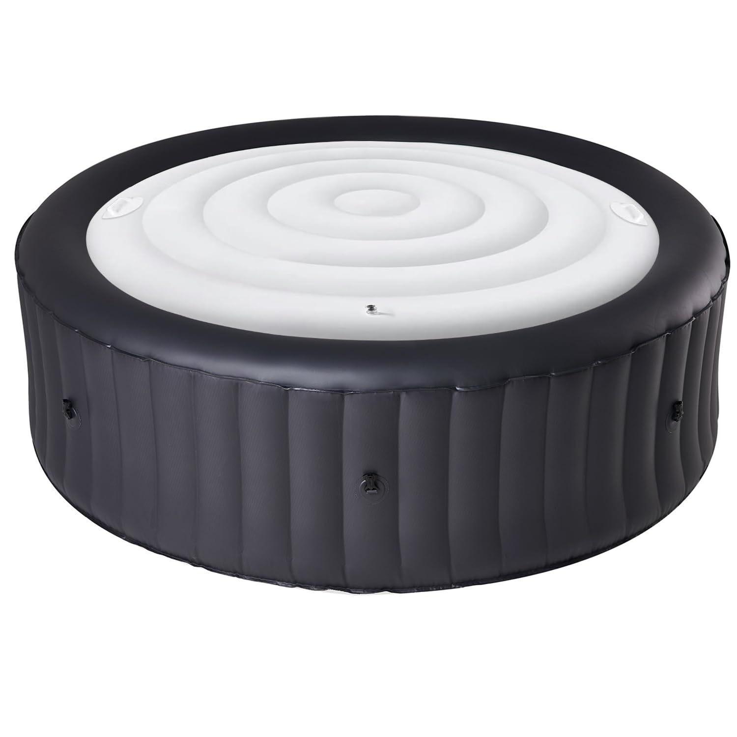 Sitroasho front view of inflatable hot tub cover showing fit and protection
