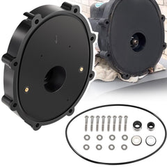 sixcow front view of backplate showing fitment and alignment benefits