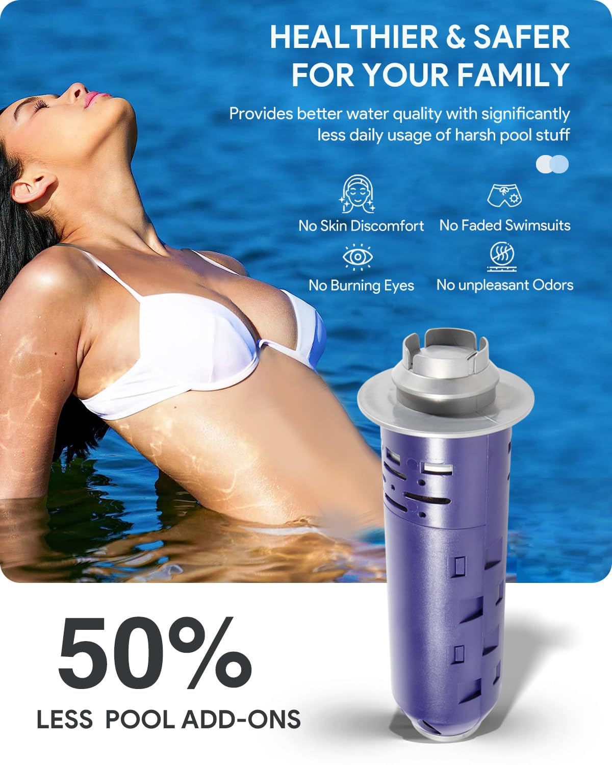 sixcow cartridge placed inside pool equipment bay showing compatible setup benefit