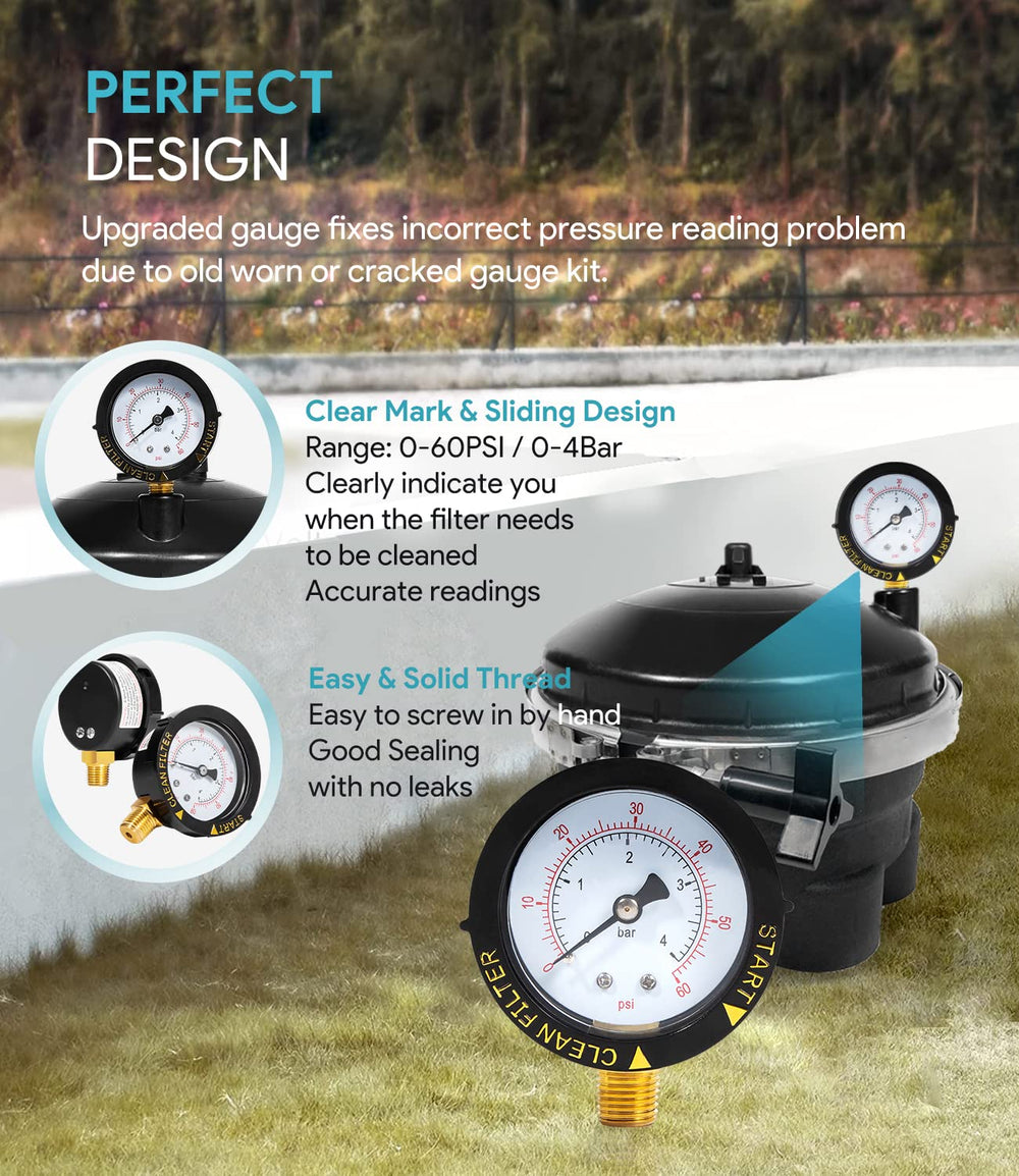 sixcow installed in a pool valve demonstrating quick swap and restored operation benefit