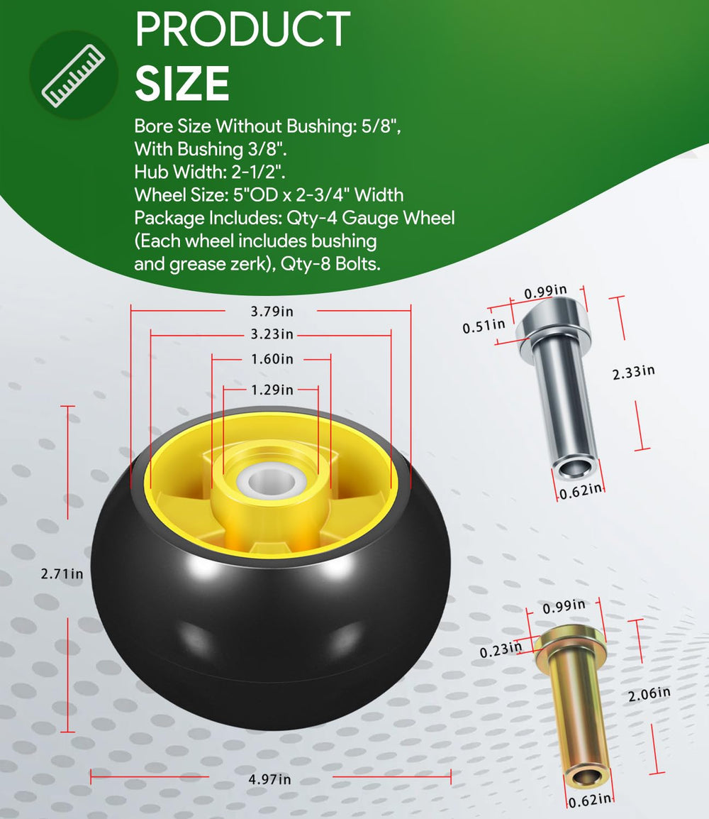 sixcow kit packaging with bolts and bushings showing complete replacement benefit