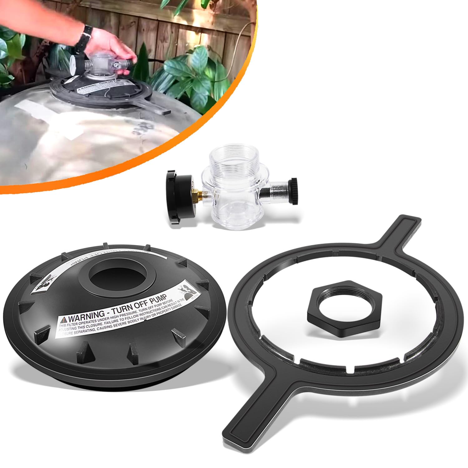 sixcow full kit parts laid out for straightforward step-by-step installation