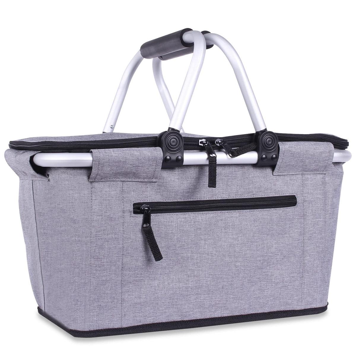 SIYUAN front view with lid showing compact insulated cooler benefit
