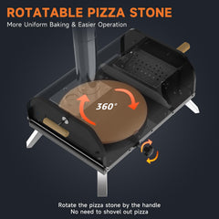 SizzleDelite built-in thermometer close-up for accurate temperature tracking benefit