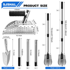 SJSHAL handle detail with non-slip rubber grip for comfortable control
