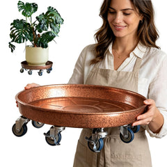 SKAFORZ front view of 20-inch copper dolly showing sturdy platform and style