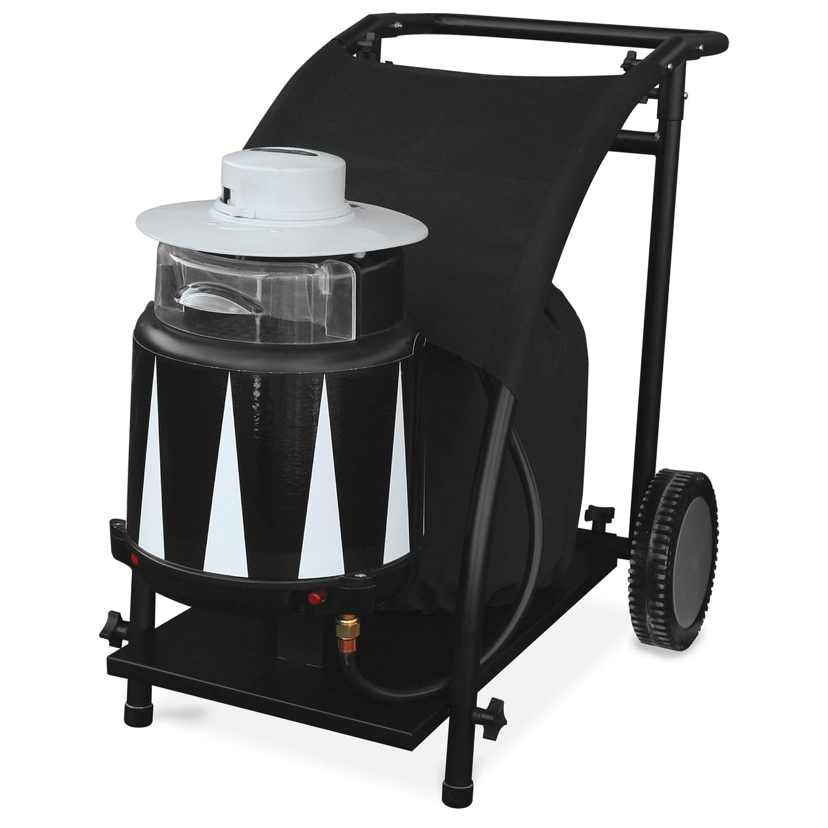 SkeeterVac SV5100 front view showing compact trap and coverage benefit