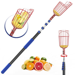SKGPOLE front view showing pole and metal basket protecting fruit