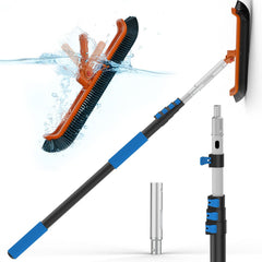 SKGPOLE front view with 19 inch brush showing universal fit and ease