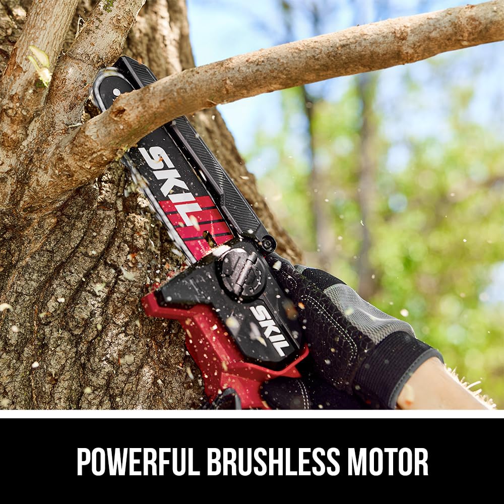 SKIL PWR CORE 20 battery and charger together demonstrating quick recharge convenience