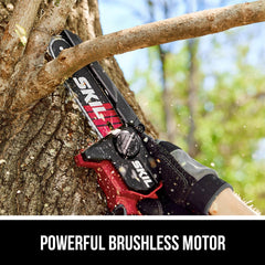 SKIL PWR CORE 20 battery and charger together demonstrating quick recharge convenience