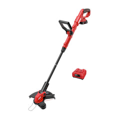 SKIL pivoting head string trimmer front view showing compact design and balance