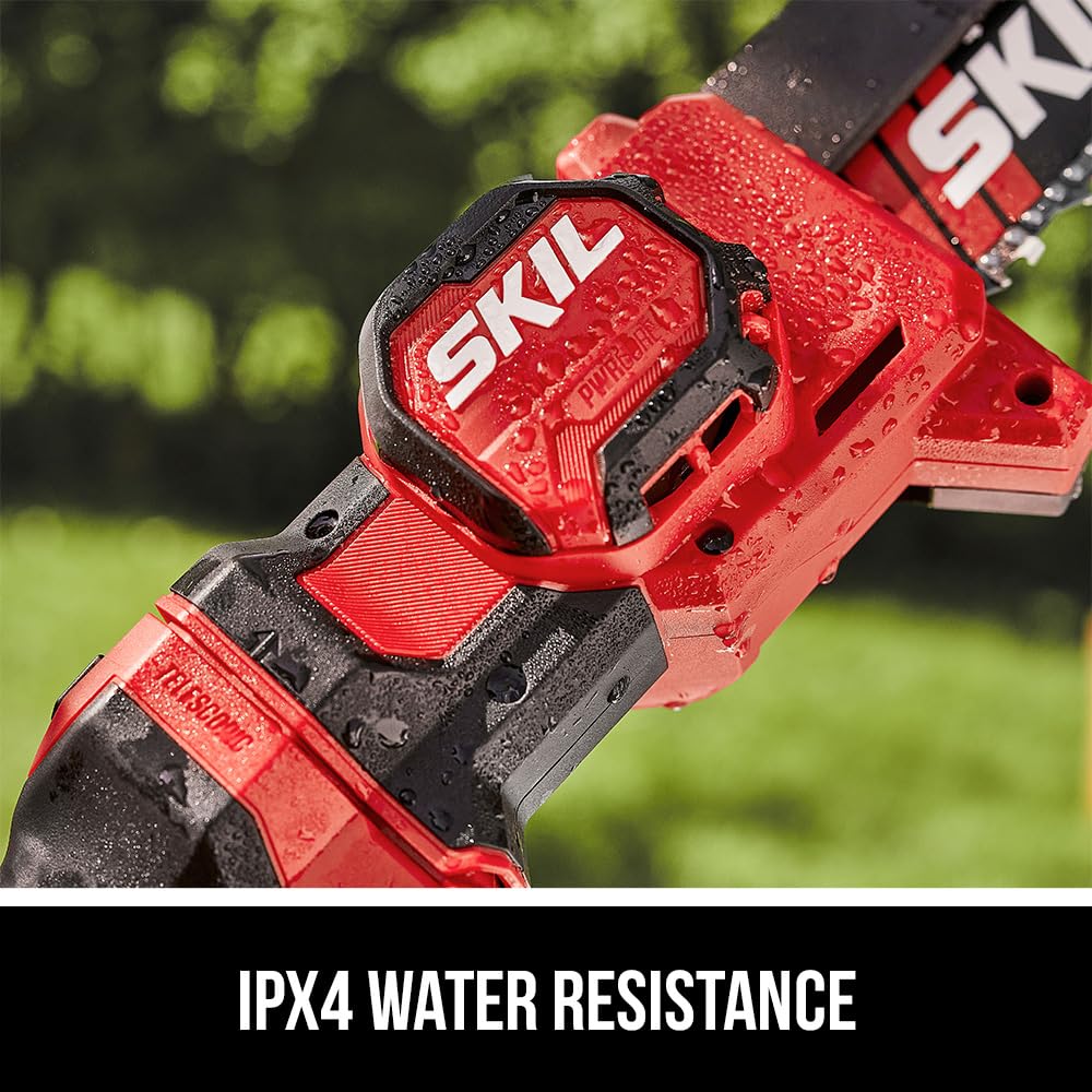 SKIL PWR CORE 20 held in hand for scale, illustrating compactness benefit