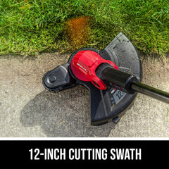 SKIL telescoping shaft and adjustable handle offering ergonomic comfort