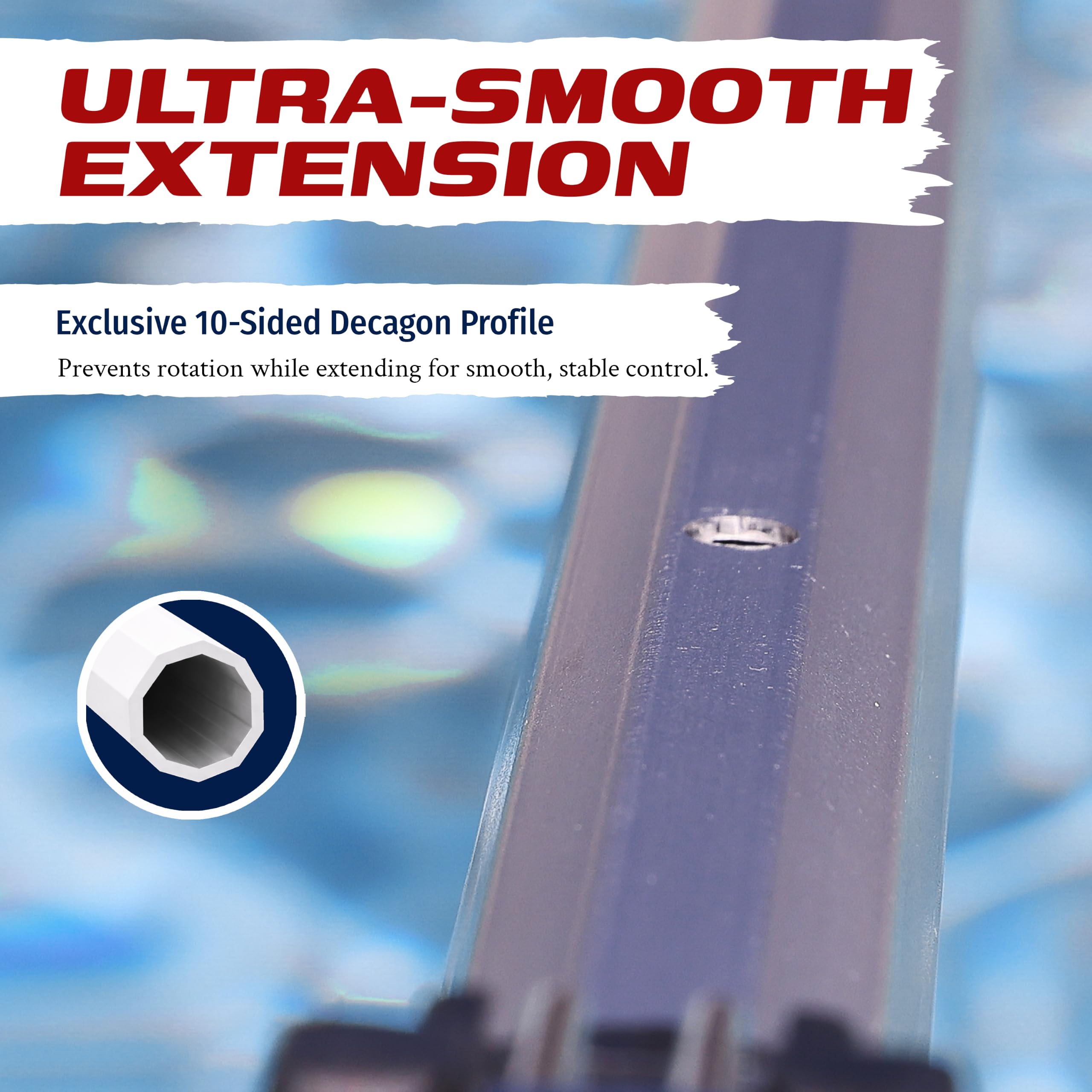 SKIMLITE pro grip handle offering comfort and better control