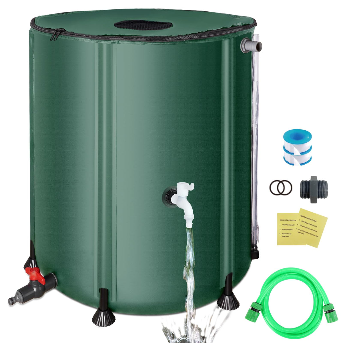 SKM front view of the 53-gallon barrel showing shape and capacity benefits