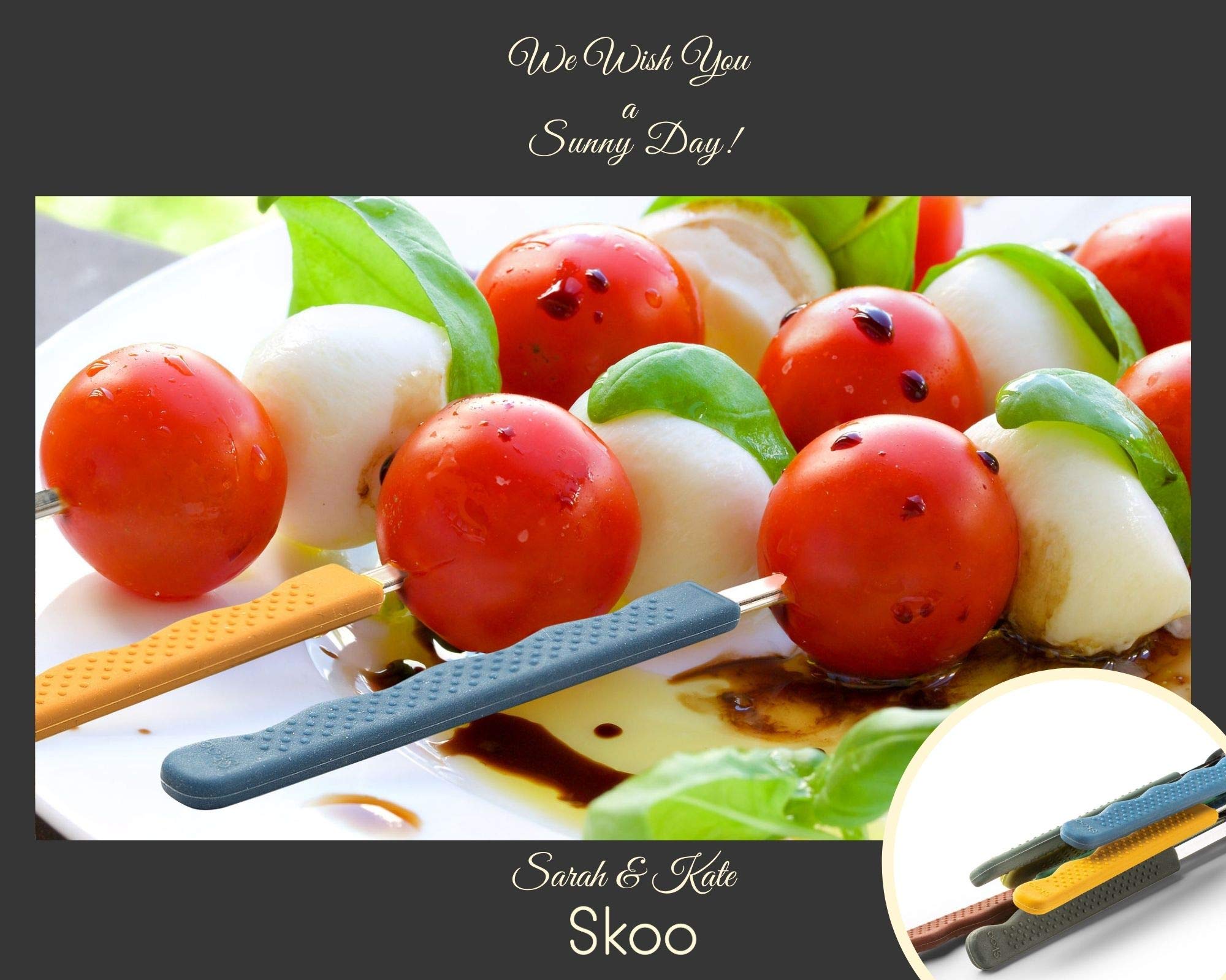 Skoo set stored in picnic basket for easy transport